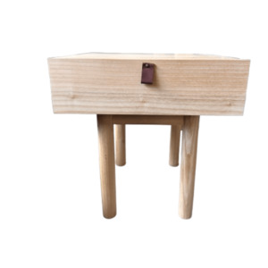In Stock Furniture: Sungkai Wood Bedside Table