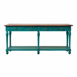 Teal Console Table