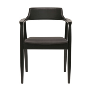 Dining Chairs: Huntley Leather Dining Chair