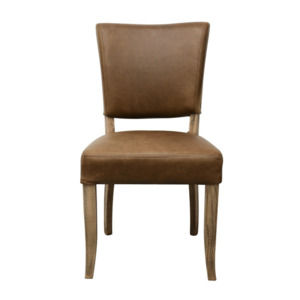Dining Chairs: Ravelle Leather Dining Chair