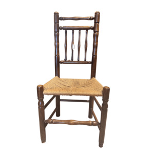 Antique Rush Chairs – Set of 4