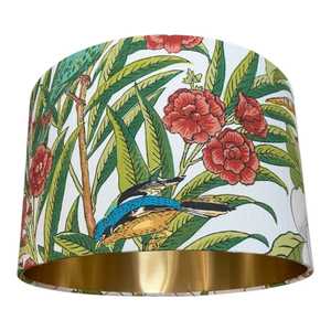 Imperial Pheasant Gold Lined 16" Pendant Lampshade