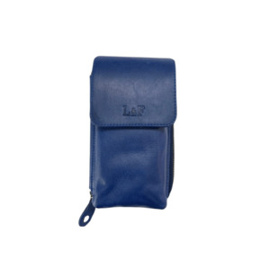 Leather Tote Bags: The Little & Fox Cross Body Leather Clutch Electric Blue