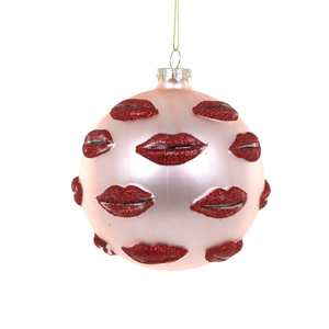 Christmas Baubles: Lips Bauble