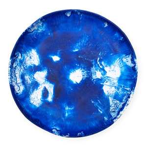 Super Large Resin Swirl Platter Lapis