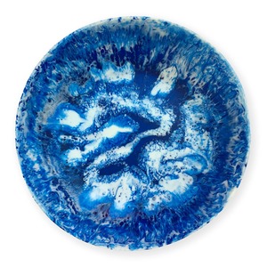 Large Resin Swirl Bowl Ice Berg