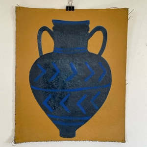 Robyn Fleet: Blue Vessel III – Original Oil on Canvas (2025)