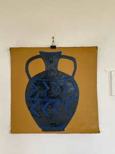 Robyn Fleet: Blue Vessel II – Original Oil on Canvas (2025)