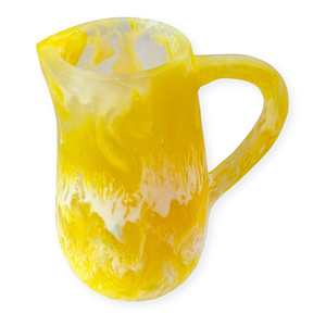 Resin Swirl Tall Jug Buttercup