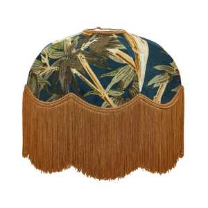 Bambusa Velvet Tilia Midnight Lampshade