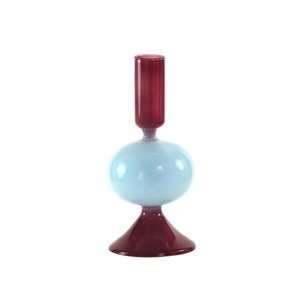 Arctic Aubergine Bubble Candle Holder