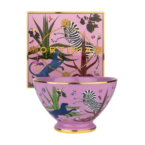Pink Jungle Ceramic Bowl