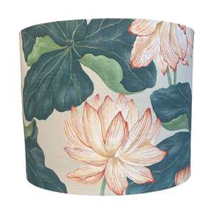 Lamp Shades: Floral Kew 16" Drum Lampshade
