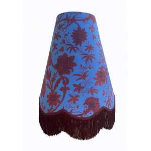 Indienne Lapis Blue 17" Pendant Lampshade