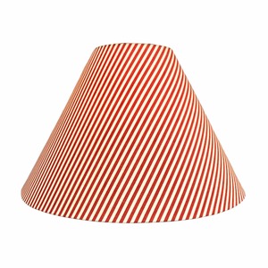 Red Stripe 20" Cone Lampshade