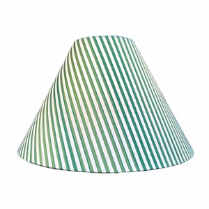 Green Stripe 20" Cone Lampshade