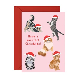 Greeting Cards: Purrfect Christmas Card