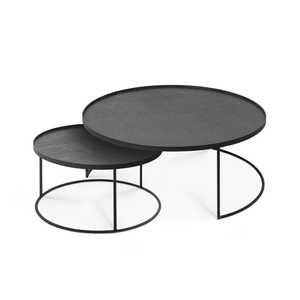 Ethnicraft Tray Nesting Coffee Table Set