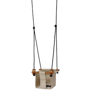 Solvej | Baby & Toddler Swing - Soft Linen