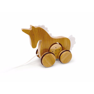 Kinderfeets | Bamboo Push & Pull - Unicorn