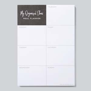 Record Books Journals: Write to Me | Meal Planner. My Organised Chaos