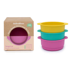 Bowls: bobo & boo | Plant Based Snack Bowl Set - Tropical