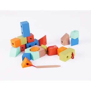 Classic World | Threading Beads - Blocks
