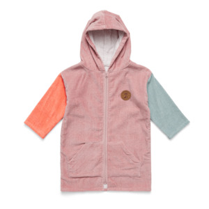 Beach Towels: Crywolf | Everywhere Zip-Up Towel - Sunset Colour Block