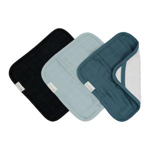 Wash Cloths: Fabelab | Wash Cloths | Moon Beam - 3pk