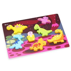 Peg Puzzles: Classic World | Dinosaur 3D Puzzle