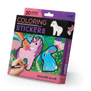 Stickers: Crocodile Creek | Colouring Stickers - Unicorns