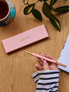 Write to Me | Writing Pen - Blush
