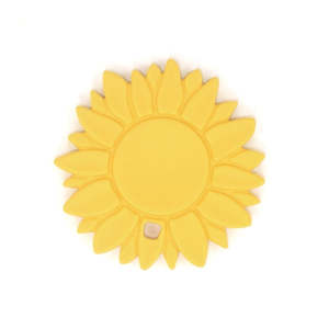 O.B Design | Silicone Teether - Lemon Sunflower