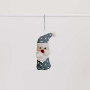 Decorations: Pashom | Hanging Decoration - Santa with Snowflake