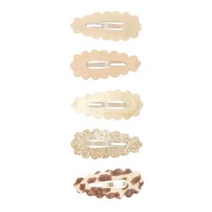 Mimi & Lula | Leopard Scallop Clic Clac Clips