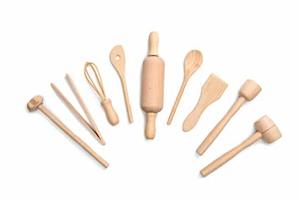 Gift Inspiration Age 2: Wooden Kitchen Tool Set - 9pc