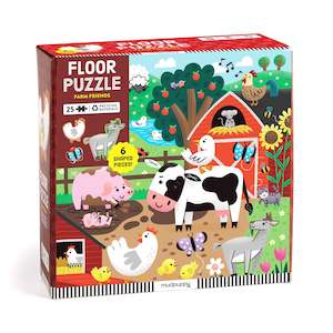 Gift Inspiration Age 2: Mud Puppy | 25pc Floor Puzzle - Farm