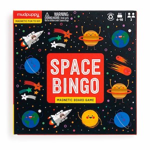 Mud Puppy | Outer Space Bingo Magnetic Board Game