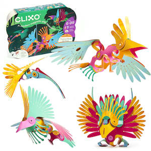Gift Inspiration Age 4: Clixo | Tropical Birds - 22pc