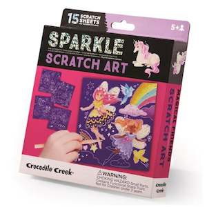 Gift Inspiration Age 4: Crocodile Creek | Sparkle Scratch Art - Magical Friends