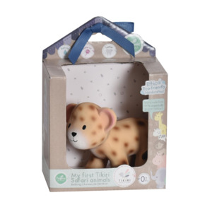 Clutching Toys Rattles: Tikiri | Leopard - Rubber Rattle