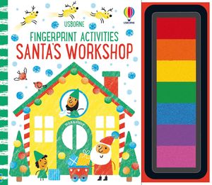 Christmas Books: Usborne | Fingerprint Activities - Santa's Workshop
