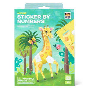 Colouring Sets: Tiger Tribe | Sticker by Numbers - Animals