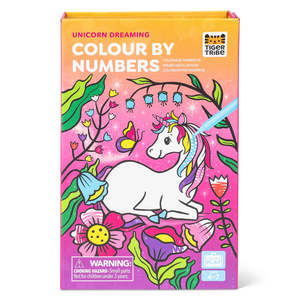 Colouring Sets: Tiger Tribe | Colour by Numbers - Unicorn Dreaming