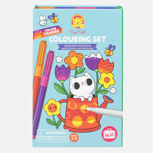 Colouring Sets: Tiger Tribe | Colouring Set - Colour Change Garden Friends