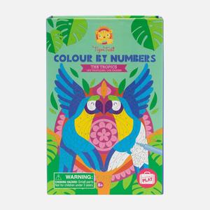 Colouring Sets: Tiger Tribe | Colour by Numbers - The Tropics