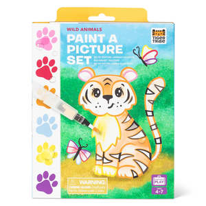 Colouring Sets: Tiger Tribe | Paint a Picture Set - Wild Animals