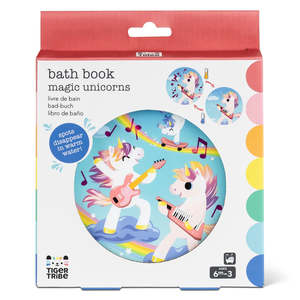 Wash Cloths: Tiger Tribe | Bath Book - Magic Unicorns