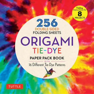 Origami: Tuttle | Tie Dye Patterns Paper Pack Book