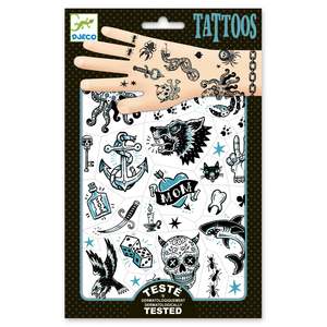 Temporary Tattoos: Djeco | Tattoos - Dark Side